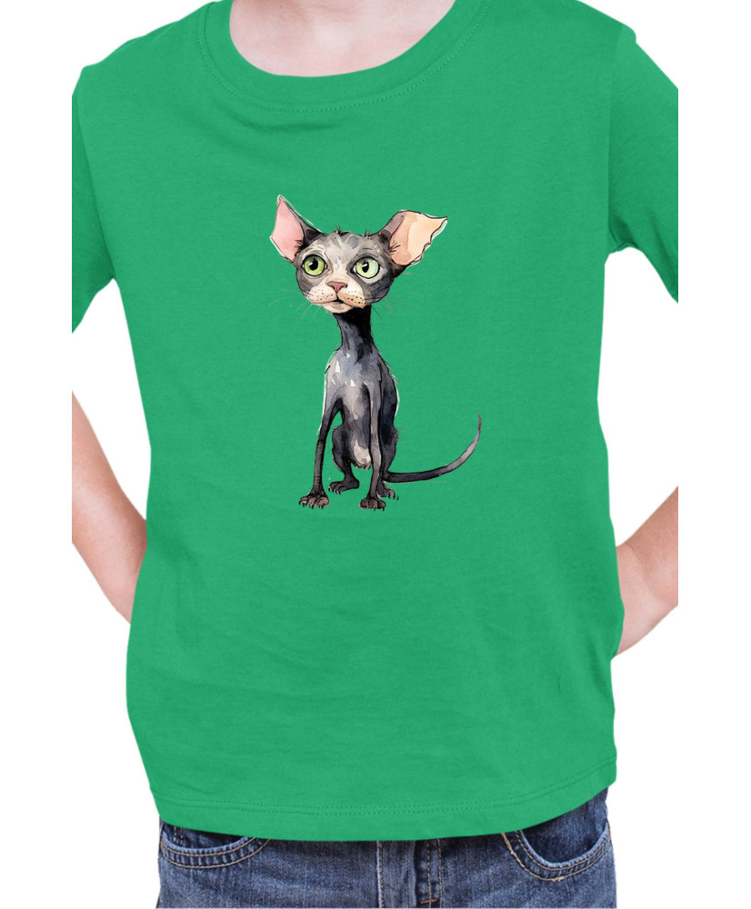 Детска Тениска Funny Cats Breeds Bambino 1