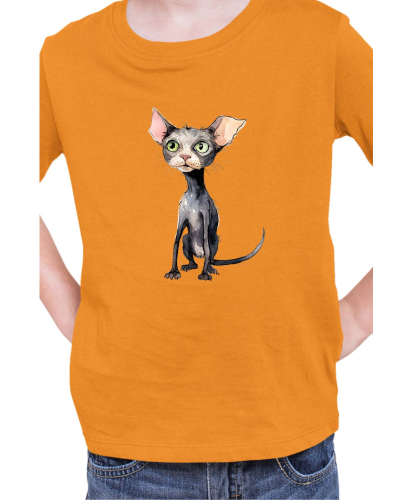 Детска Тениска Funny Cats Breeds Bambino 1