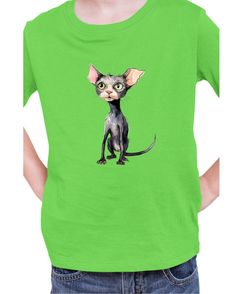 Детска Тениска Funny Cats Breeds Bambino 1