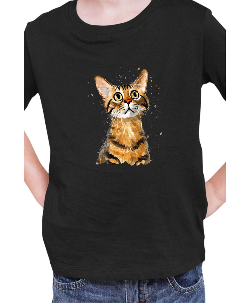 Детска Тениска Funny Cats Breeds Bengal