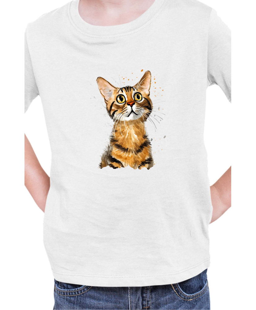 Детска Тениска Funny Cats Breeds Bengal