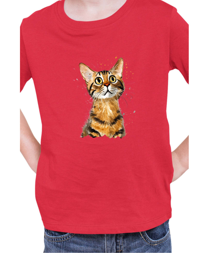Детска Тениска Funny Cats Breeds Bengal