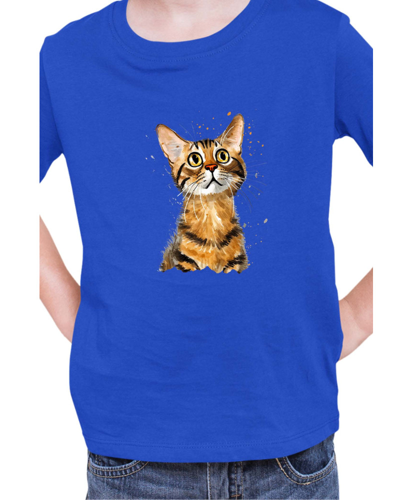 Детска Тениска Funny Cats Breeds Bengal