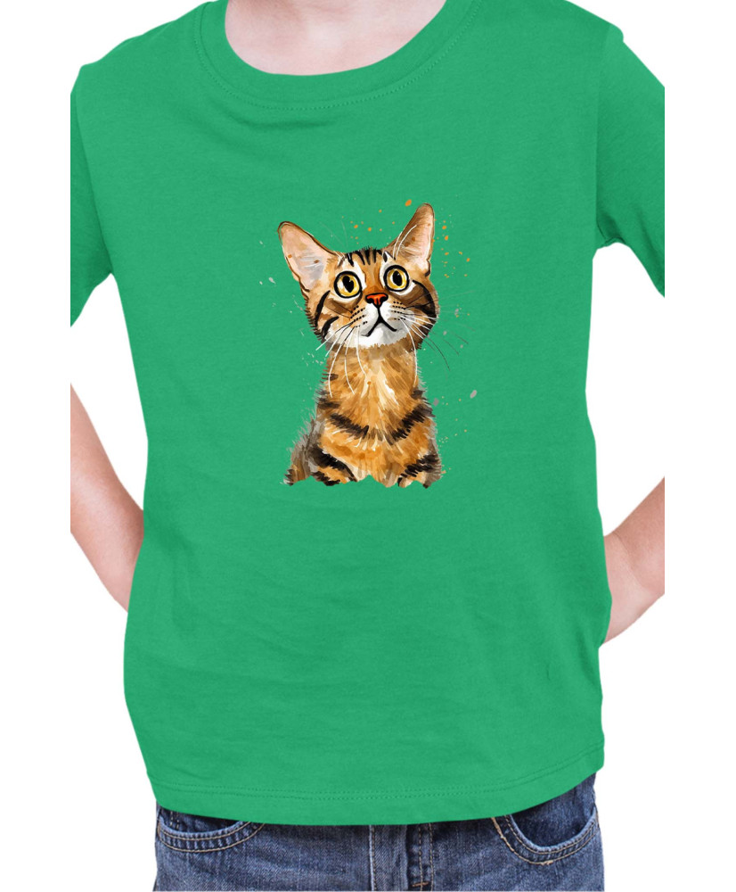 Детска Тениска Funny Cats Breeds Bengal