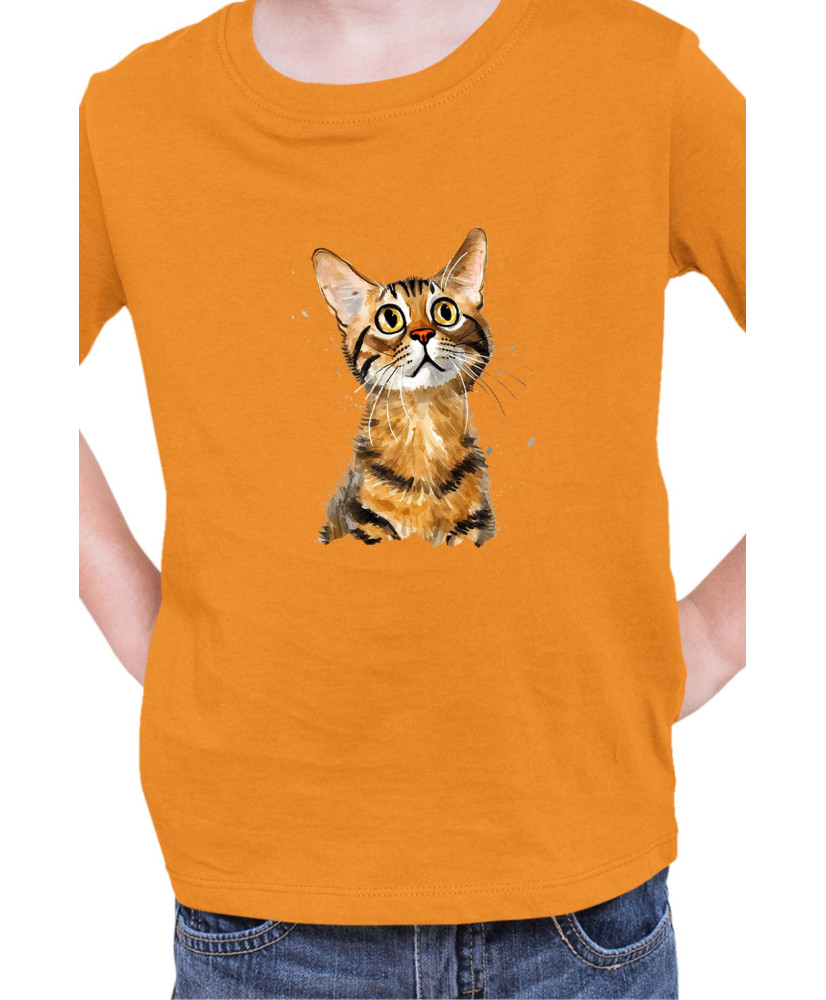 Детска Тениска Funny Cats Breeds Bengal