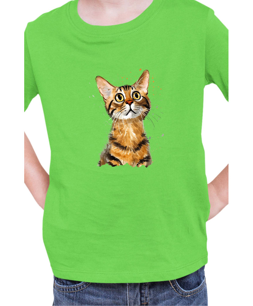 Детска Тениска Funny Cats Breeds Bengal