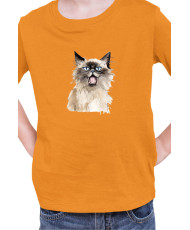 Детска Тениска Funny Cats Breeds Birman 2
