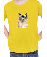 Детска Тениска Funny Cats Breeds Birman 2