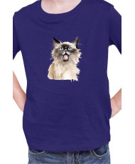 Детска Тениска Funny Cats Breeds Birman 2