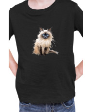 Детска Тениска Funny Cats Breeds Birman 3