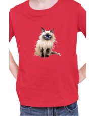 Детска Тениска Funny Cats Breeds Birman 3