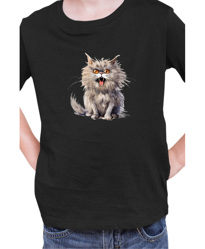Детска Тениска Funny Cats Breeds British Longhair 1