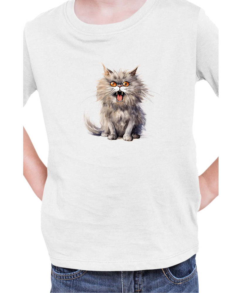 Детска Тениска Funny Cats Breeds British Longhair 1