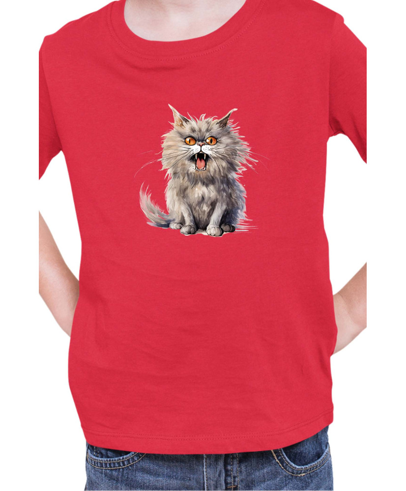 Детска Тениска Funny Cats Breeds British Longhair 1