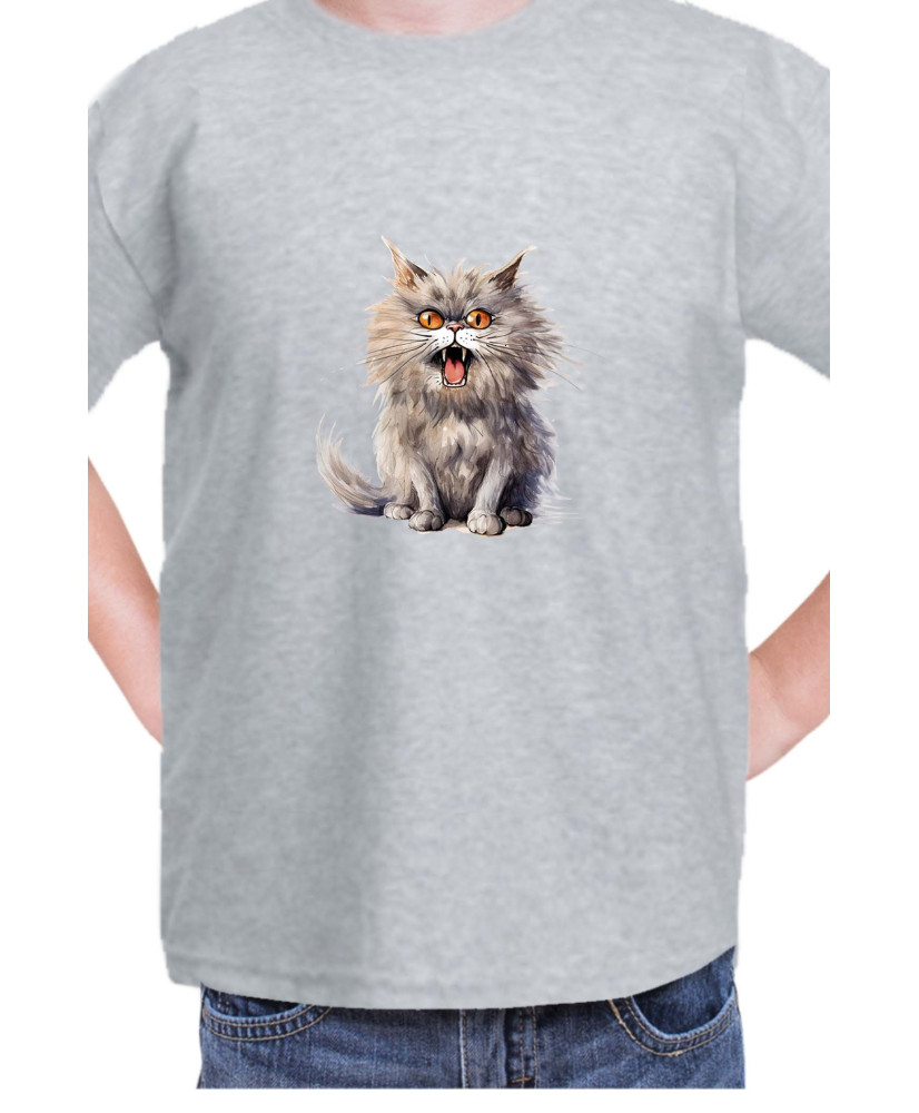 Детска Тениска Funny Cats Breeds British Longhair 1