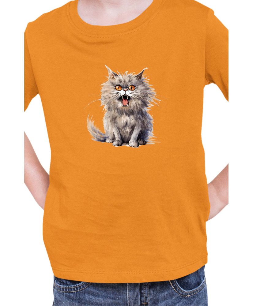 Детска Тениска Funny Cats Breeds British Longhair 1