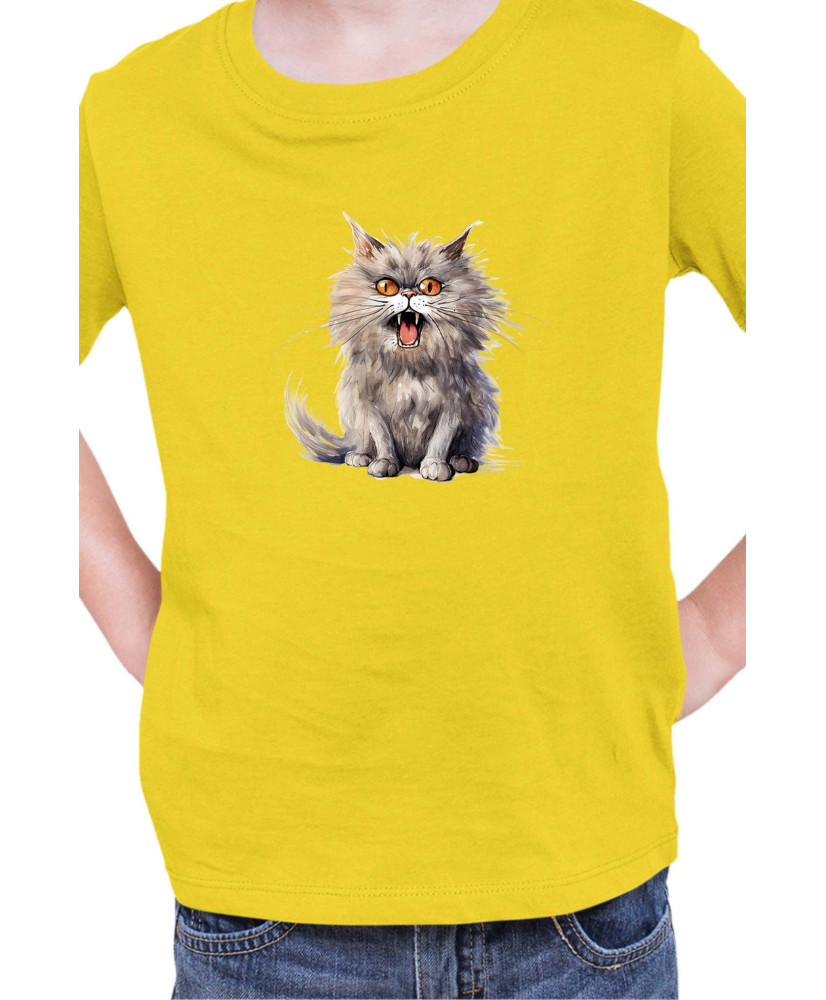Детска Тениска Funny Cats Breeds British Longhair 1