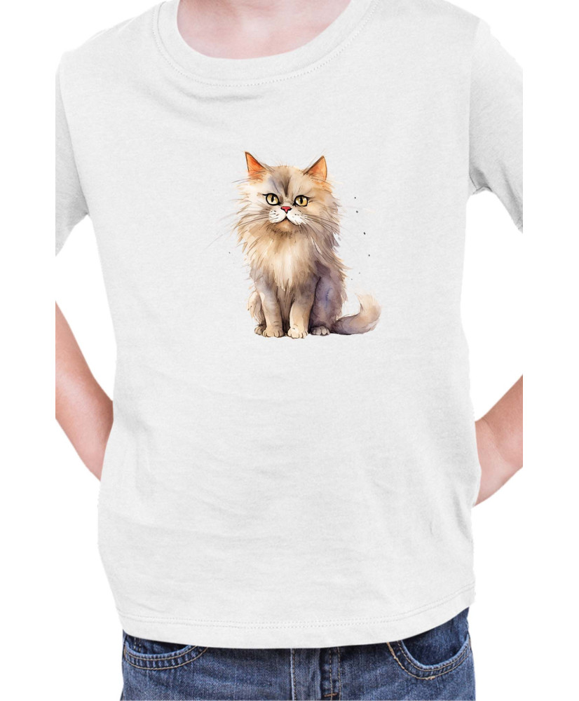Детска Тениска Funny Cats Breeds British Longhair 2