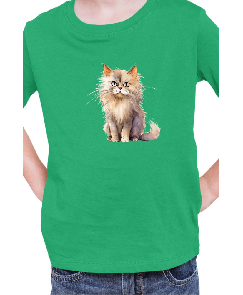 Детска Тениска Funny Cats Breeds British Longhair 2