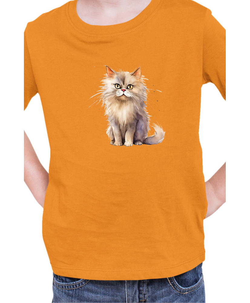 Детска Тениска Funny Cats Breeds British Longhair 2