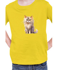 Детска Тениска Funny Cats Breeds British Longhair 2