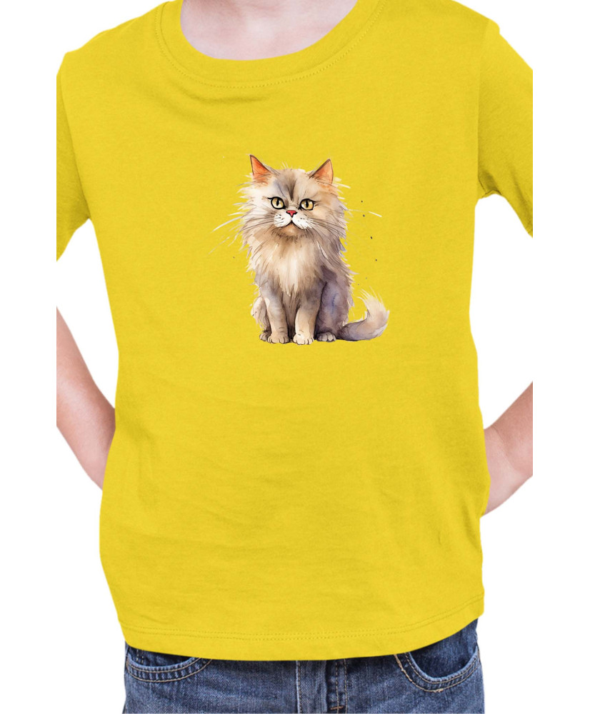 Детска Тениска Funny Cats Breeds British Longhair 2