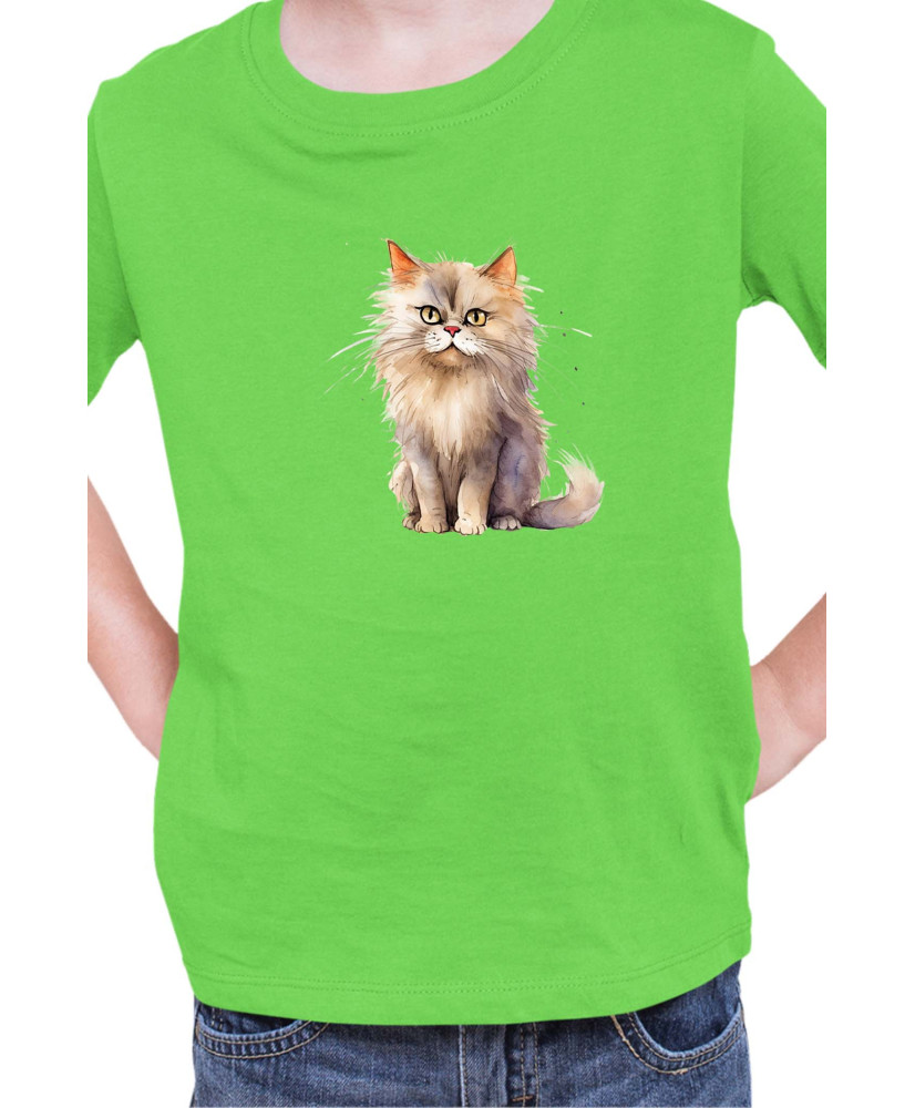 Детска Тениска Funny Cats Breeds British Longhair 2