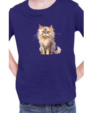 Детска Тениска Funny Cats Breeds British Longhair 2