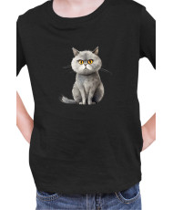 Детска Тениска Funny Cats Breeds British Shorthair 1