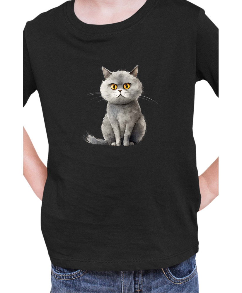 Детска Тениска Funny Cats Breeds British Shorthair 1