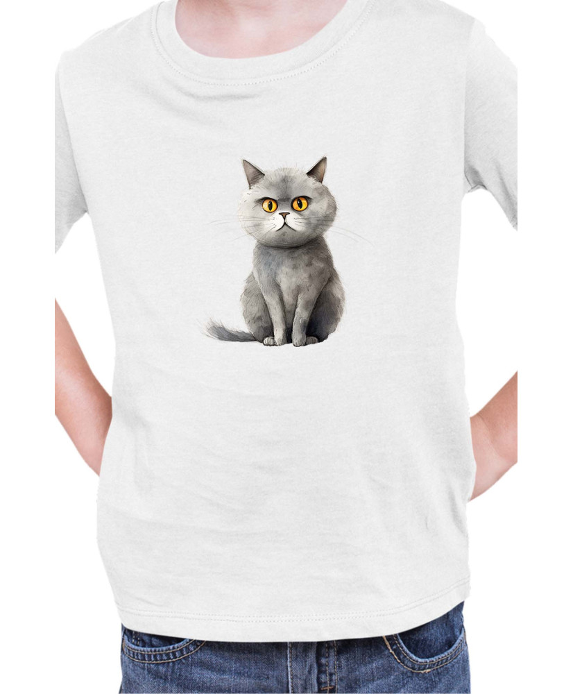 Детска Тениска Funny Cats Breeds British Shorthair 1