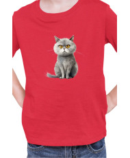 Детска Тениска Funny Cats Breeds British Shorthair 1