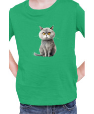 Детска Тениска Funny Cats Breeds British Shorthair 1