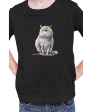 Детска Тениска Funny Cats Breeds British Shorthair 2