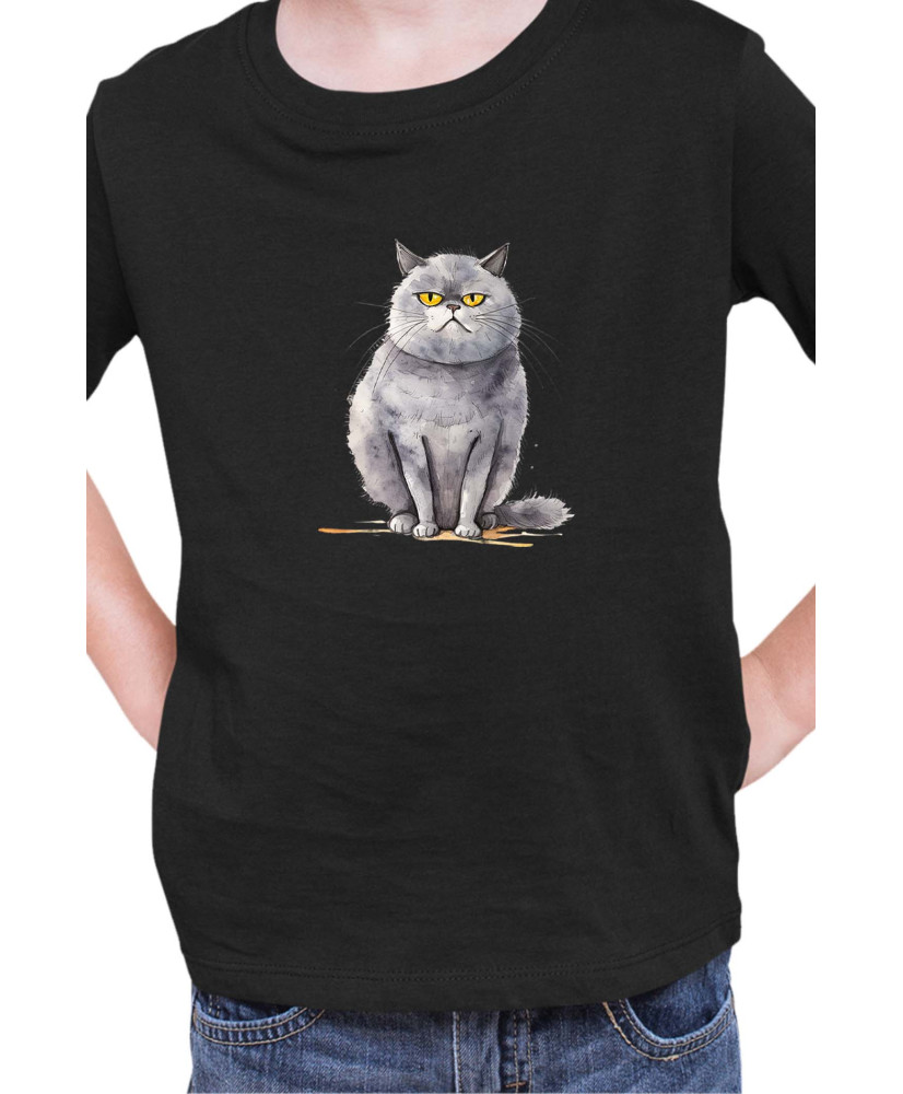 Детска Тениска Funny Cats Breeds British Shorthair 2
