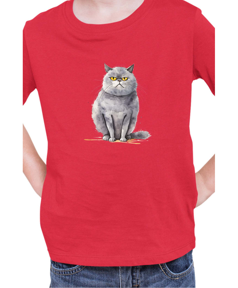 Детска Тениска Funny Cats Breeds British Shorthair 2