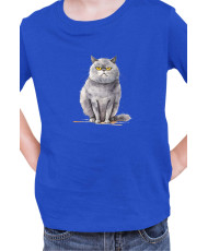 Детска Тениска Funny Cats Breeds British Shorthair 2