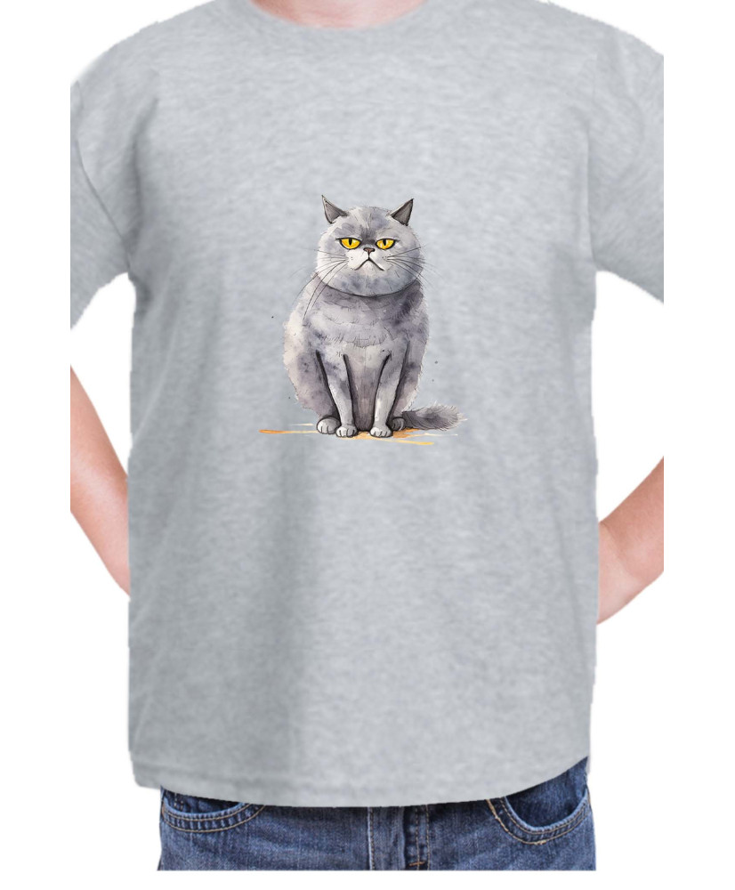 Детска Тениска Funny Cats Breeds British Shorthair 2