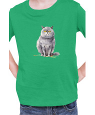 Детска Тениска Funny Cats Breeds British Shorthair 2