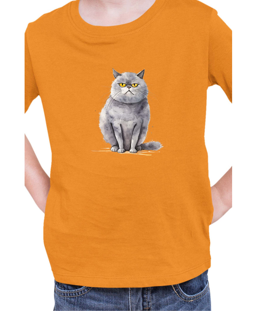 Детска Тениска Funny Cats Breeds British Shorthair 2