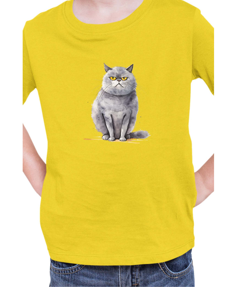 Детска Тениска Funny Cats Breeds British Shorthair 2
