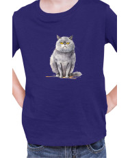 Детска Тениска Funny Cats Breeds British Shorthair 2