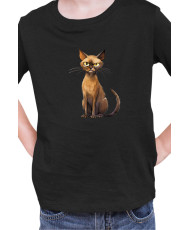 Детска Тениска Funny Cats Breeds Burmese 1