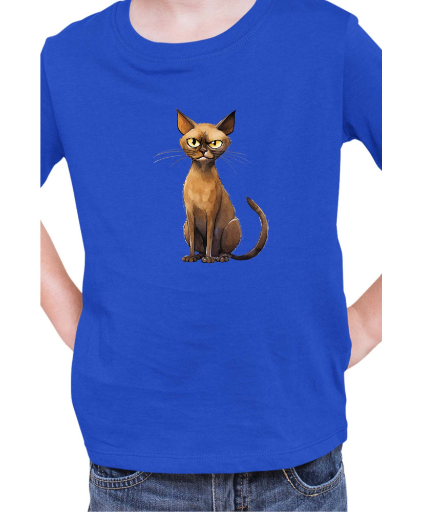 Детска Тениска Funny Cats Breeds Burmese 1