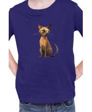 Детска Тениска Funny Cats Breeds Burmese 1