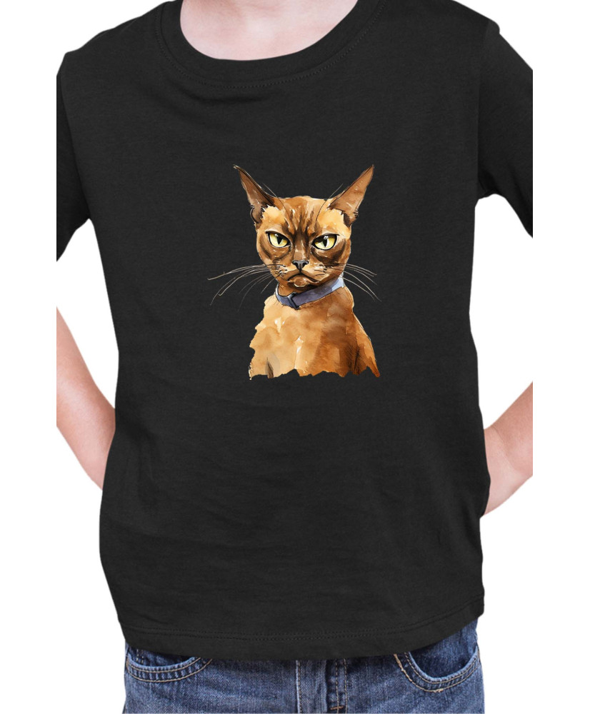 Детска Тениска Funny Cats Breeds Burmese 2