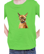 Детска Тениска Funny Cats Breeds Burmese 2