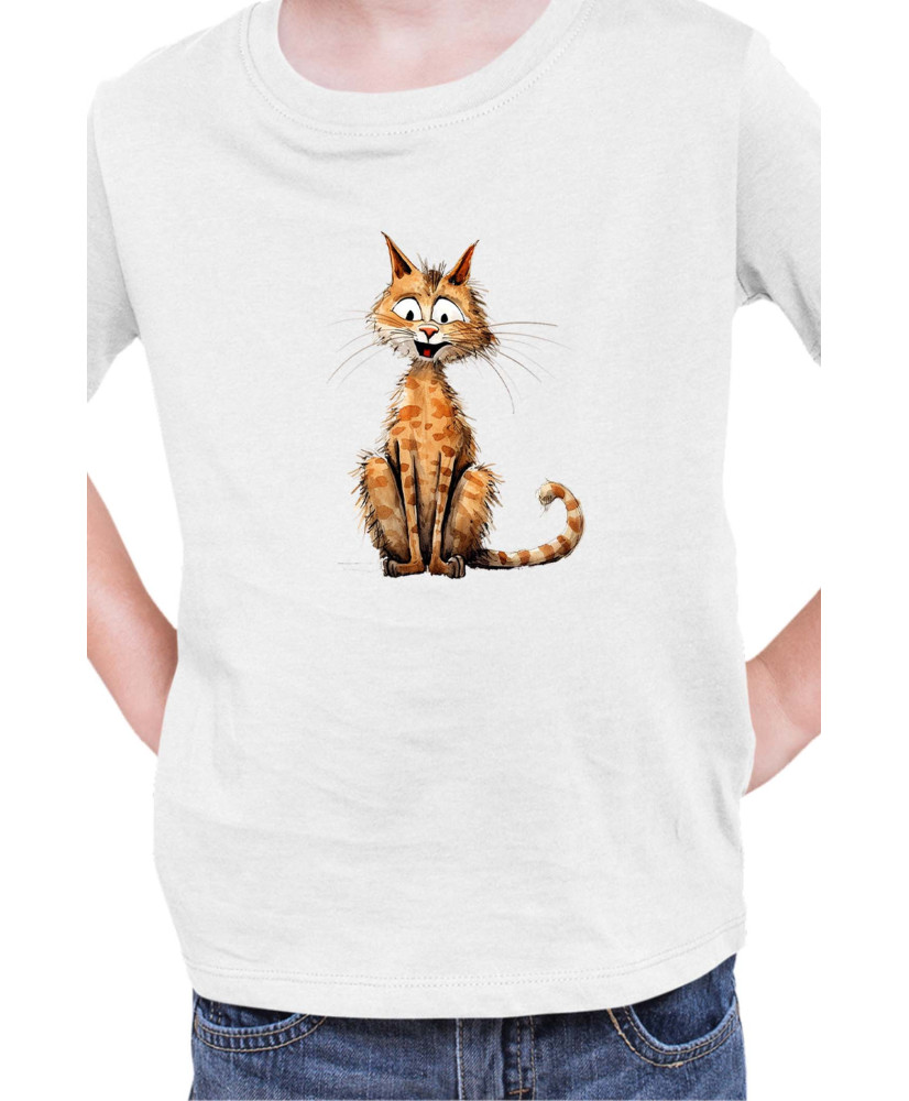 Детска Тениска Funny Cats Breeds Cheetoh