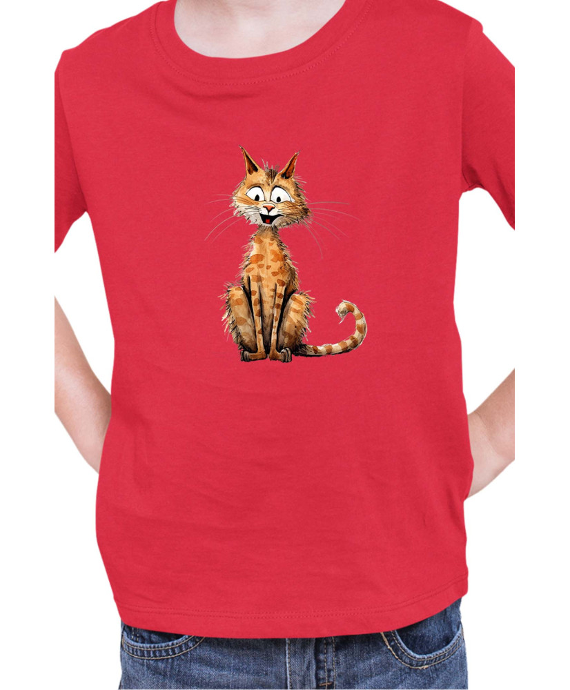Детска Тениска Funny Cats Breeds Cheetoh