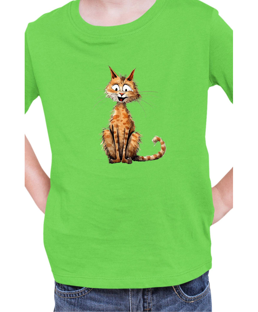 Детска Тениска Funny Cats Breeds Cheetoh